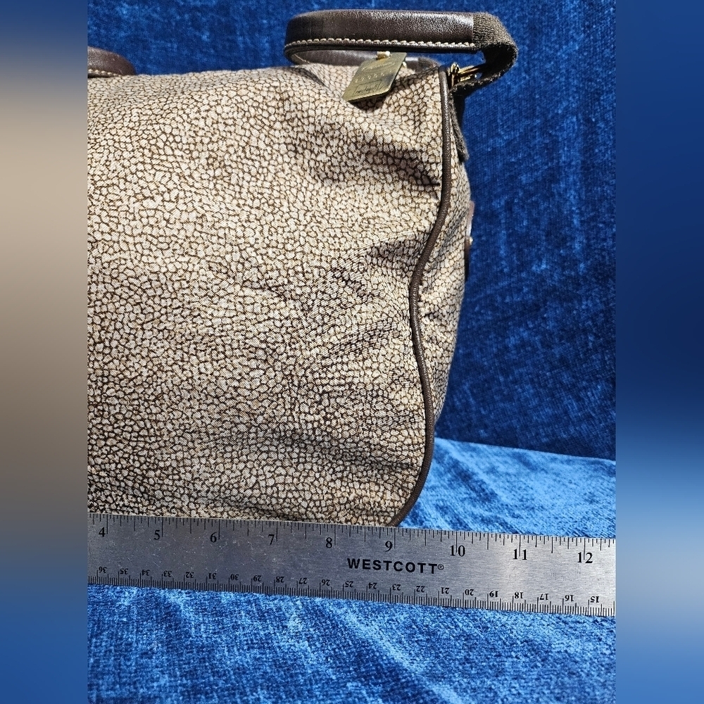 Borbonese Redwall Italia Convertible Partridge Purse Handbag Nylon - Picture 9 of 13